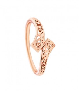 Кольцо позолота "Спаси и Сохрани" без камней