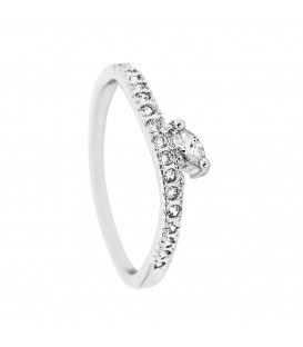 Кільце "Пелюстка" родіум