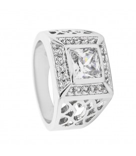 Печатка чоловіча родіум