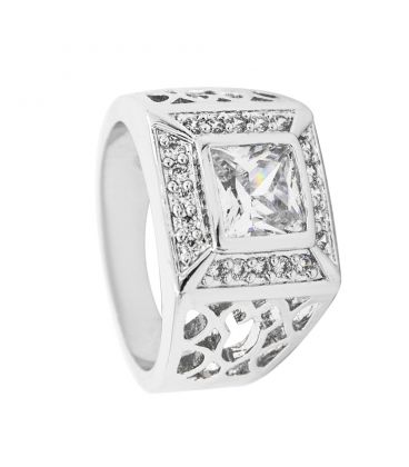 Печатка мужская родиум