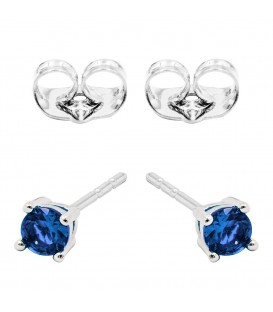 Серьги-гвоздики родиум