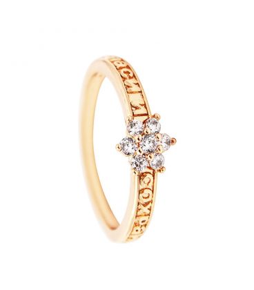 Кільце Xuping позолота "Врятуй та Збережи" квіточка