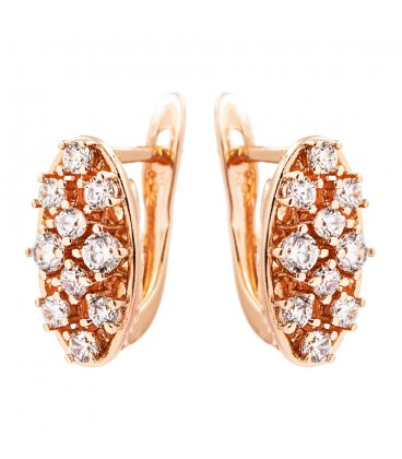 Сережки класичні "Соті" позолота