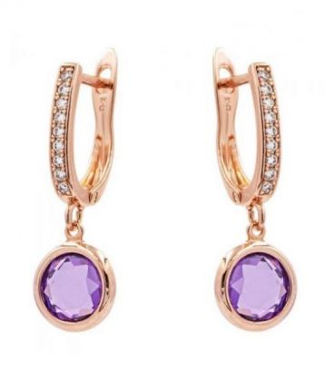 Сережки класичні "Кільце" позолота