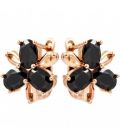 Серьги классические “Цветок” позолота