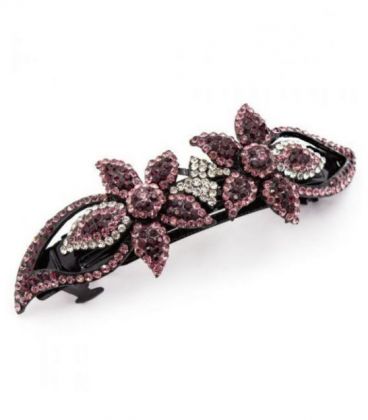 Шпилька для волосся зі стразами "Квітка"