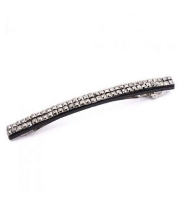 Заколка для волос серая