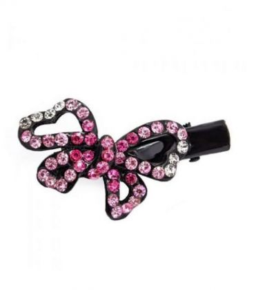 Шпилька для волосся зі стразами "Бантік"
