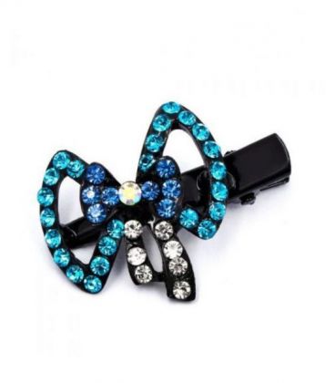 Шпилька для волосся зі стразами "Бантик"