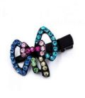 Заколка для волос со стразами “Бантик”