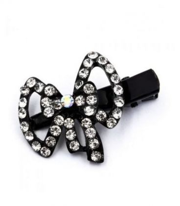 Шпилька для волосся зі стразами "Бантик"