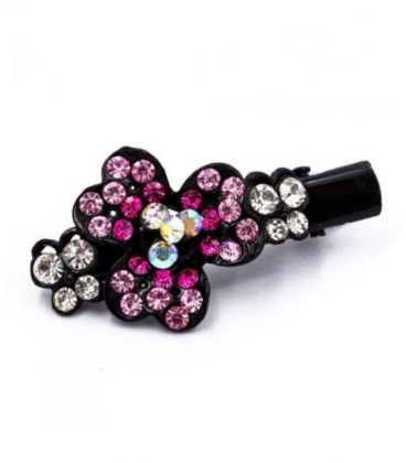 Шпилька для волосся зі стразами "Конюшина"