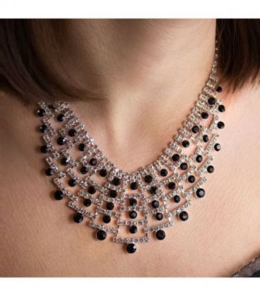 Набір ексклюзивної біжутерії намисто+сережки "Муза"