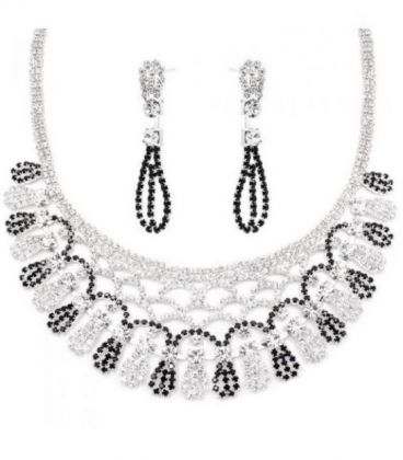 Набір ексклюзивної біжутерії намисто+сережки “Діона”