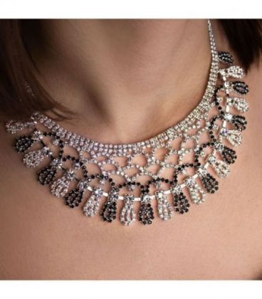 Набір ексклюзивної біжутерії намисто+сережки “Діона”