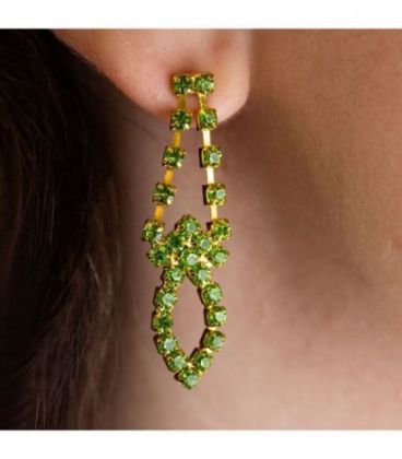 Набір ексклюзивної біжутерії намисто+сережки “Лоза”