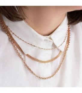 Цепочка “Перлина” 0,1*45 см позолота