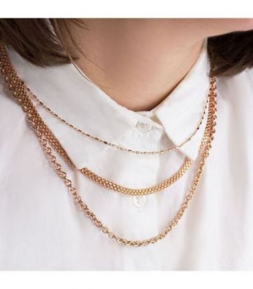 Ланцюжок "Перлина" 0,1*45 см позолота