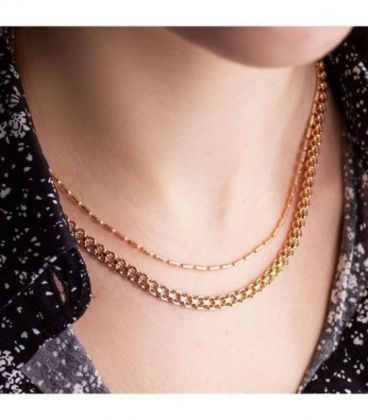 Цепочка “Перлина” 0,15*45 см позолота