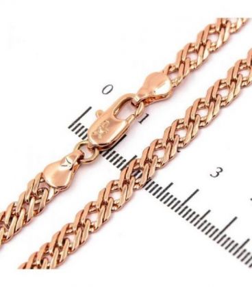 Ланцюжок "подвійні ромби" 0,5*50 см позолота