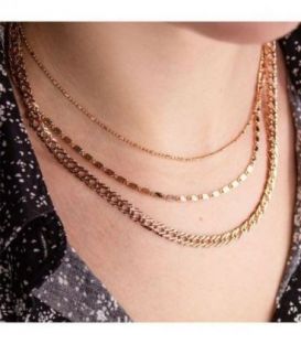 Цепочка “двойные ромбы” 0,5*50 см позолота