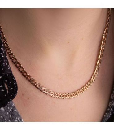 Ланцюжок Xuping "подвійні ромби" 0,5*45 см позолота 624304