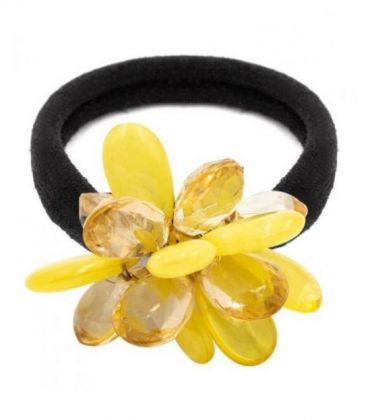 Гумка для волосся з намистинами