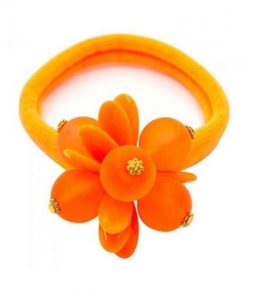 Гумка для волосся з намистинами