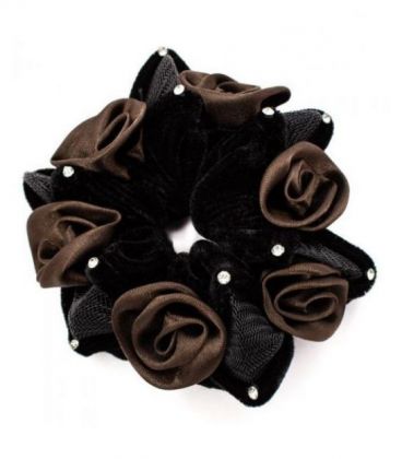 Велюрова гумка для волосся