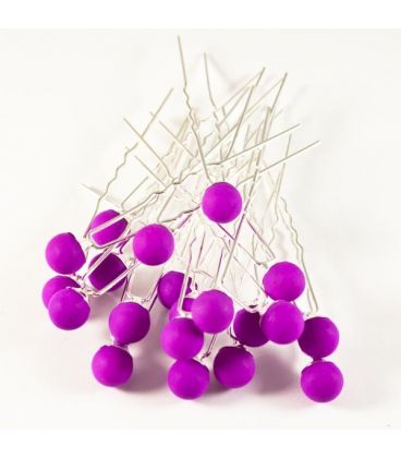 Шпилька "Матова кольорова кулька"