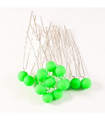 Шпилька "Матовая цветная шарик"