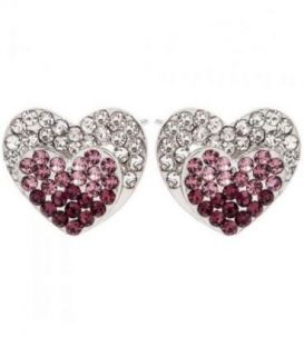 Сережки-гвоздики "Сердечки"