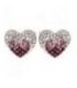 Серьги-гвоздики “Сердечки”