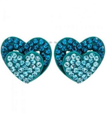 Серьги-гвоздики “Сердечки”