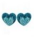 Серьги-гвоздики “Сердечки”