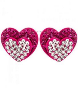 Серьги-гвоздики “Сердечки”