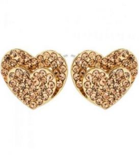 Серьги-гвоздики “Сердечки”