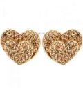 Сережки-гвоздики "Сердечки"