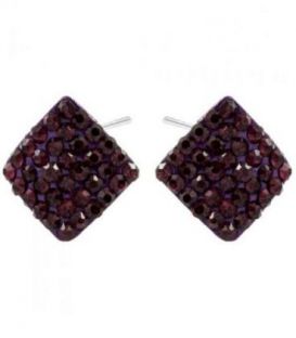 Сережки-гвоздики "Ромбик"