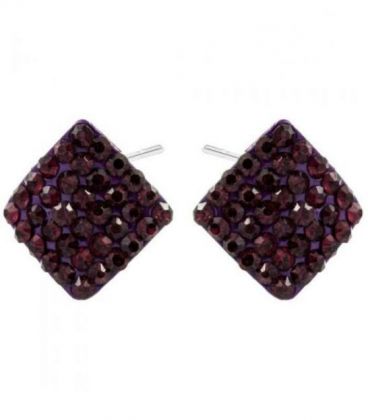 Серьги-гвоздики “Ромбик”