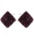 Серьги-гвоздики “Ромбик”