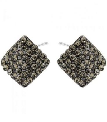 Сережки-гвоздики "Ромбик"