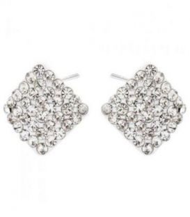 Сережки-гвоздики "Ромбик"