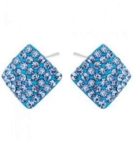 Серьги-гвоздики “Ромбик”