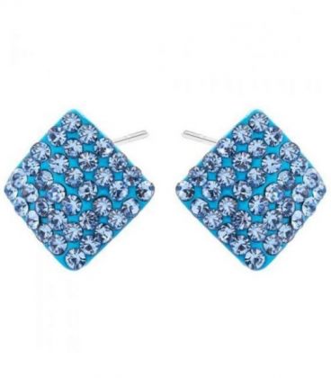 Серьги-гвоздики “Ромбик”