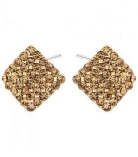 Сережки-гвоздики "Ромбик"