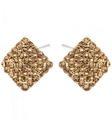 Серьги-гвоздики “Ромбик”