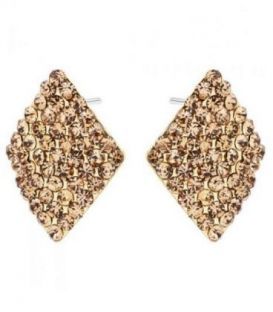 Сережки-гвоздики "Ромбик"