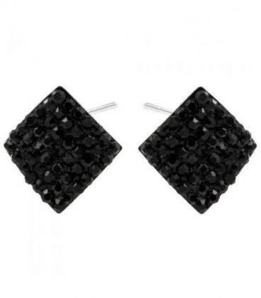 Сережки-гвоздики "Ромбик"