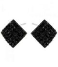 Сережки-гвоздики "Ромбик"